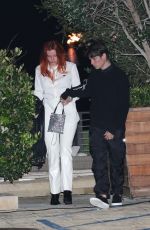 BELLA THORNE Leaves Nobu in Malibu 08/30/2021