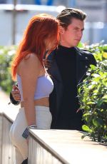 BELLA THORNE Out and About in Milan 09/29/2021