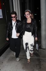 BELLA THORNE Out with Boyfriend at Catch LA in West Hollywood 09/12/2021