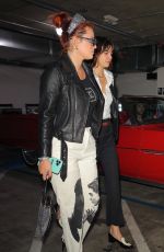 BELLA THORNE Out with Boyfriend at Catch LA in West Hollywood 09/12/2021