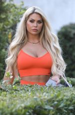BIANCA GASCOIGNE Arrives at Dancing With The Stars 16 Rehearsals in Rome 09/24/2021