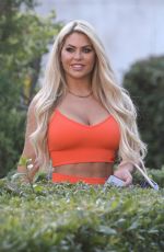 BIANCA GASCOIGNE Arrives at Dancing With The Stars 16 Rehearsals in Rome 09/24/2021