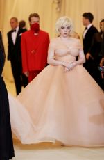 BILLIE EILISH at 2021 Met Gala in New York 09/13/2021