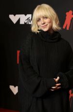 BILLIE EILISH at 2021 MTV Video Music Awards in Brooklyn 09/12/2021