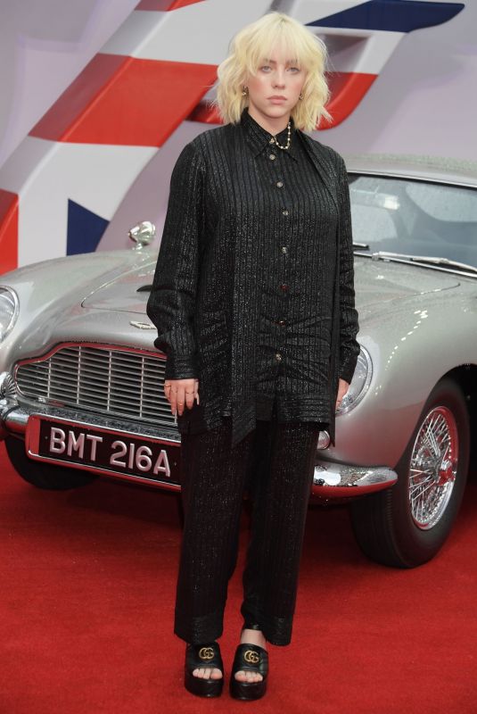 BILLIE EILISH at No Time to Die World Premiere at Royal Albert Hall in London 09/28/2021