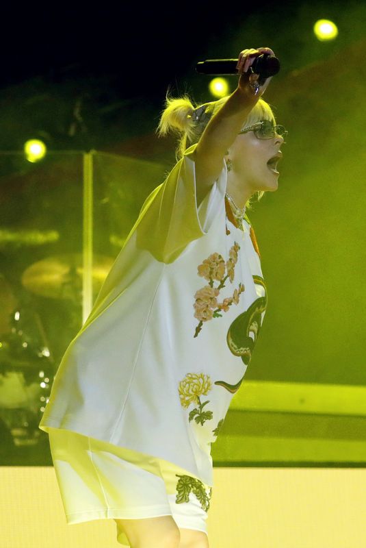 BILLIE EILISH Performs at Global Citizen Live in New York 09/25/2021