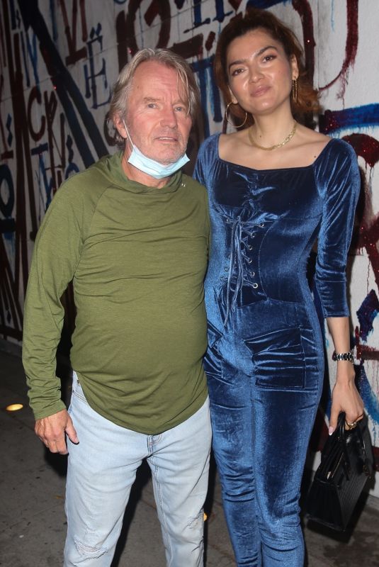 BLANCA BLANCO and John Savage at Craig’s in West Hollywood 09/19/2021