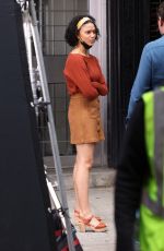 BRIANA MIDDLETON on the Set of Sharper in New York 09/21/2021