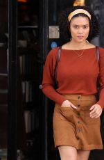 BRIANA MIDDLETON on the Set of Sharper in New York 09/21/2021