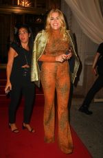 BUSY PHILIPPS Leaves Christian Siriano Show at New York Fashion Week 09/07/2021