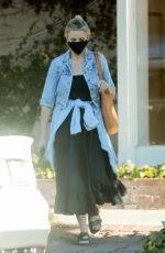 CAMERON DIAZ Leaves a Skincare Clinic in West Hollywood 09/04/2021