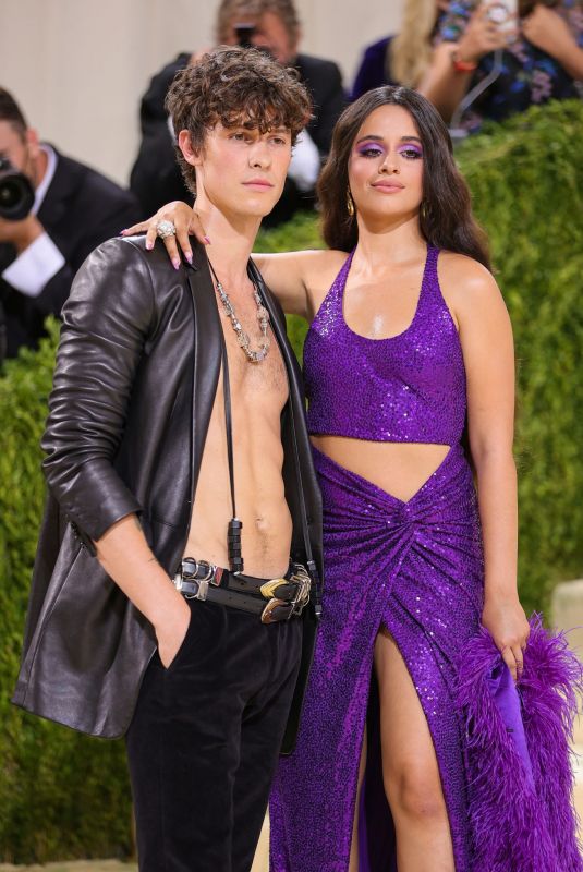 CAMILA CABELLO and Shawn Mendes at 2021 Met Gala in New York 09/13/2021