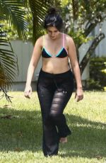 CAMILA CABELLO in Sheer Pants over Bikini Out in Coral Gables 09/01/2021