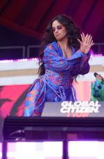 CAMILA CABELLO Peforms at Global Citizen Live in New York 09/25/2021