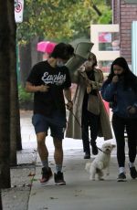 CAMILA MENDES and Charles Melton Out with Their Dog in Vancouver 09/26/2021