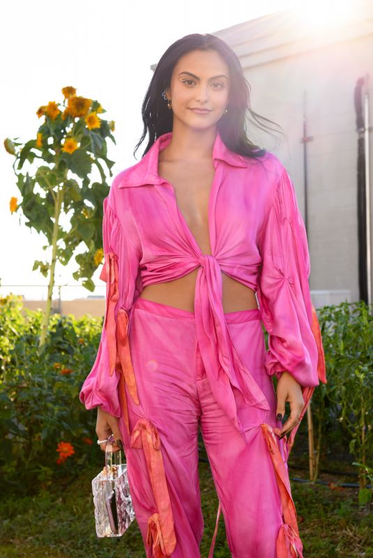 CAMILA MENDES at Collina Strada Fashion Show in New York 09/07/2021