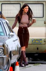CAMILA MORRONE on the Set of Daisy Jones & The Six in Los Angeles 09/29/2021