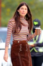 CAMILA MORRONE on the Set of Daisy Jones & The Six in Los Angeles 09/29/2021