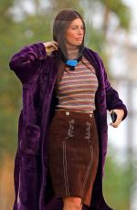 CAMILA MORRONE on the Set of Daisy Jones & The Six in Los Angeles 09/29/2021
