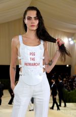 CARA DELEVINGNE at 2021 Met Gala in New York 09/13/2021
