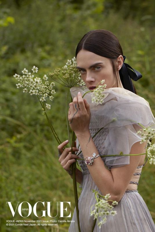 CARA DELEVINGNE for Vogue Magazine, Japan October 2021