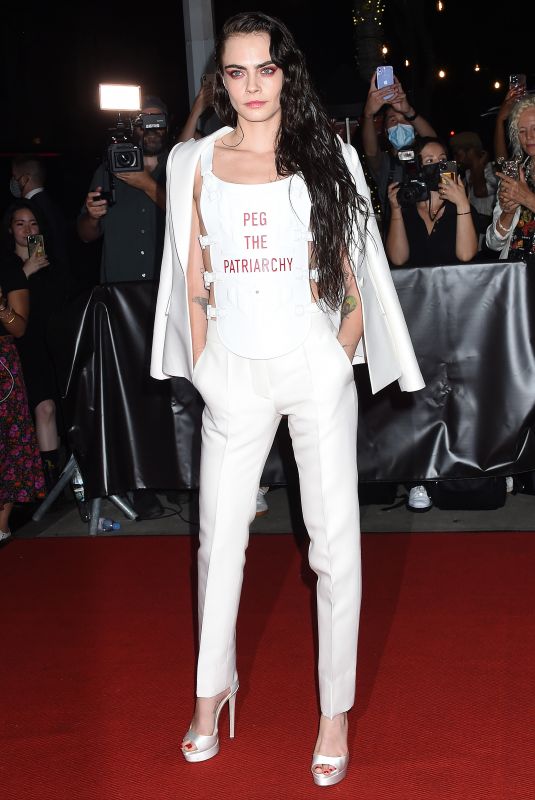 CARA DELEVINGNE Heading to 2021 Met Gala in New York 09/13/2021