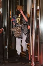 CARA DELEVINGNE Leaves Her Hotel in New York 09/14/2021