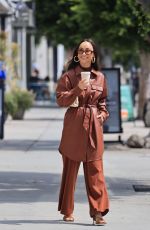 CARA SANTANA Out for Coffee in West Hollywood 09/02/2021
