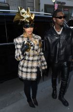 CARDI B Out Shopping in Paris 09/29/2021