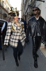 CARDI B Out Shopping in Paris 09/29/2021