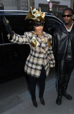 CARDI B Out Shopping in Paris 09/29/2021