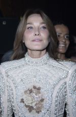 CARLA BRUNI at Balmain Festival in Paris 09/29/2021