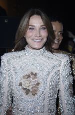 CARLA BRUNI at Balmain Festival in Paris 09/29/2021
