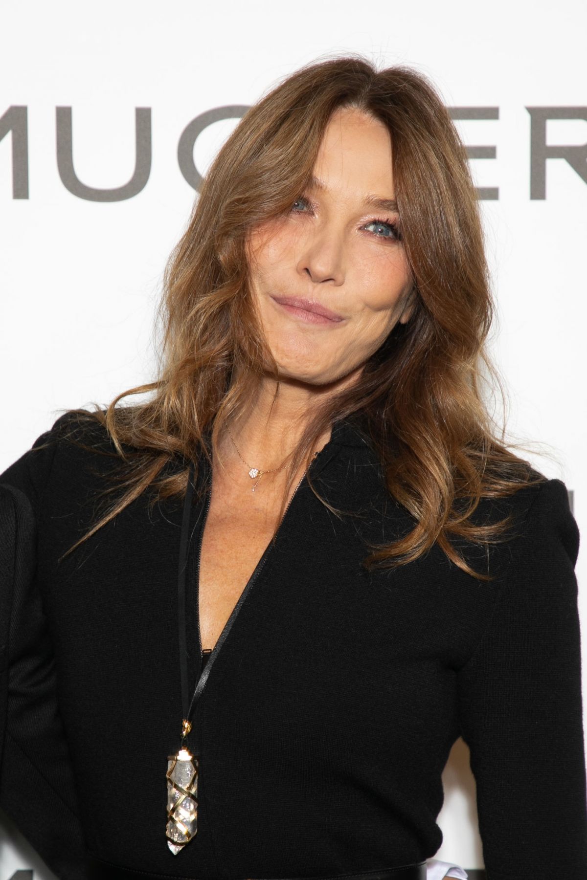CARLA BRUNI at Thierry Mugler: Couturissime Exhibition Opening Ceremony ...
