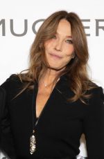 CARLA BRUNI at Thierry Mugler: Couturissime Exhibition Opening Ceremony at Museum of Fine Arts in Paris 09/28/2021