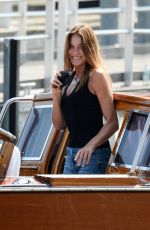 CARLA BRUNI Out in Venice 08/31/2021