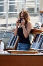 CARLA BRUNI Out in Venice 08/31/2021