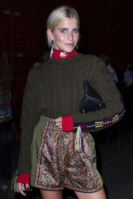 CAROLINE DAUR at Etro SS22 Show at Milan Fashion Week 09/23/2021