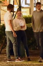 CAROLINE WOZNIACKI and David Lee Out in Portofino 09/27/2021