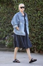 CHARLIZE THERON Out and About in Los Angeles 09/21/2021