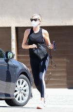 CHARLIZE THERON Out and About in West Hollywood 09/13/2021