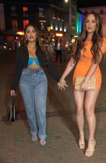 CHARLOTTE CROSBY, SOPHIE KASAEI and BETHAN KERSHAW Night Out in London 09/17/2021
