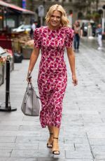 CHARLOTTE HAWKINS Arrives at Classic FM Studios in London 09/10/2021