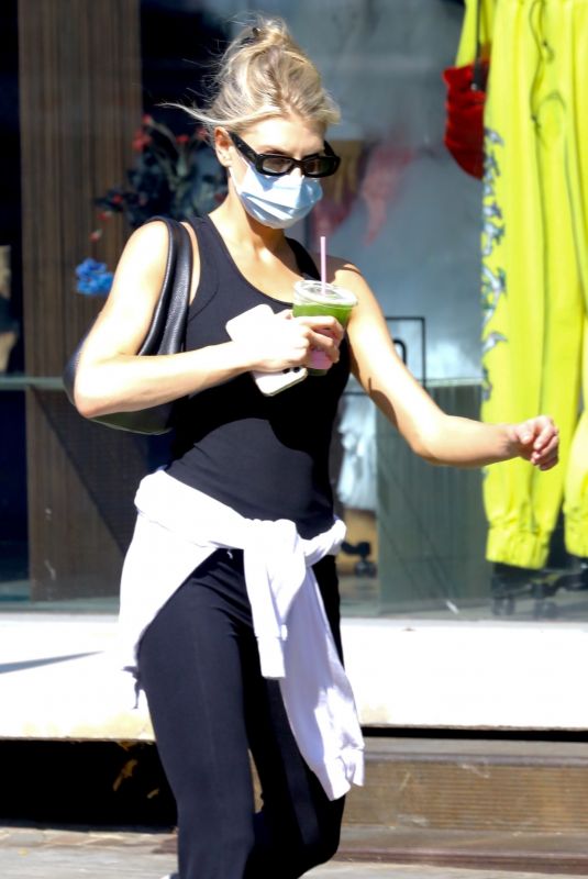 CHARLOTTE MCKINNEY at Cha Cha Matcha in West Hollywood 09/20/2021