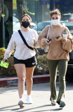 CHATEL JEFFRIES Out for Coffee with a Friend in West Hollywood 09/01/2021