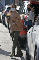 CHATEL JEFFRIES Out for Coffee with a Friend in West Hollywood 09/01/2021