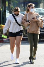 CHATEL JEFFRIES Out for Coffee with a Friend in West Hollywood 09/01/2021