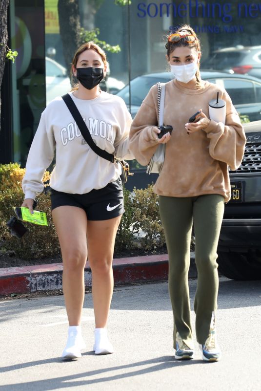 CHATEL JEFFRIES Out for Coffee with a Friend in West Hollywood 09/01/2021