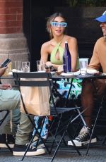 CHATEL JEFFRIES Out for Lunch at Mercer Kitchen in New York 09/07/2021
