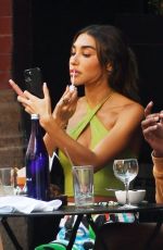 CHATEL JEFFRIES Out for Lunch at Mercer Kitchen in New York 09/07/2021